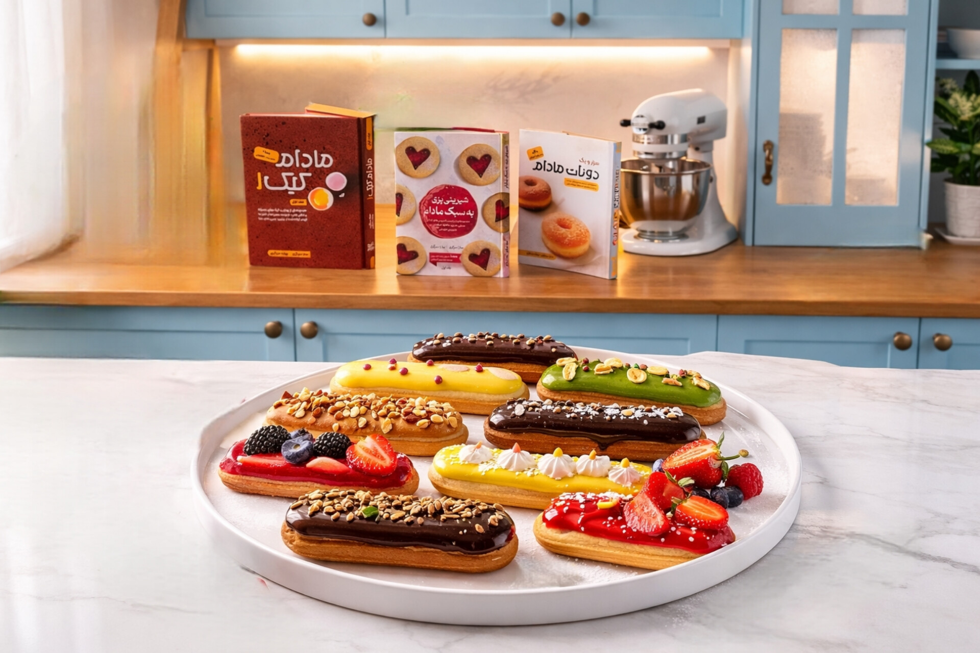 طرز تهیه شیرینی اکلر فرانسوی (دستور دقیق و نکات حرفه‌ای)